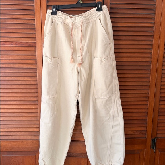 Free People Bright Eyed Low-Slung Pull-On Barrel Jeans - Picture 5 of 8